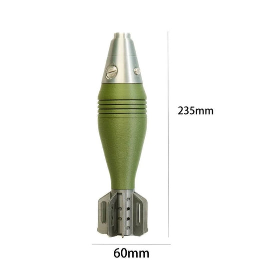 60mm Mortar Shell M2 Pen Holder - Realistic 3D Printed Replica for Office Desk, Home Study Assembly, Storage & Decoration Gift