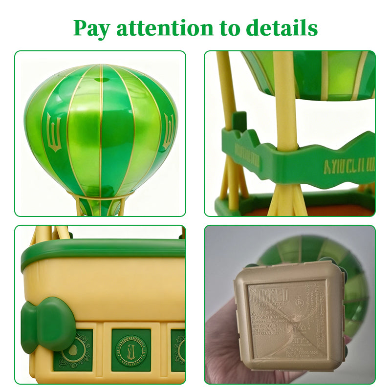 2026 Wicked Hot Air Balloon Popcorn Bucket - Personalized Novelty Ornament, Fun Home Decor Gift for Christmas