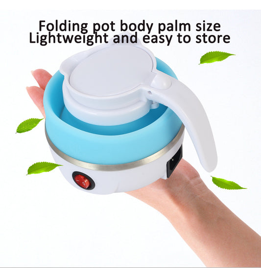 Mini Foldable Silicone Electric Kettle Portable Compact Outdoor Travel Water Boiler Collapsible Electric Kettle